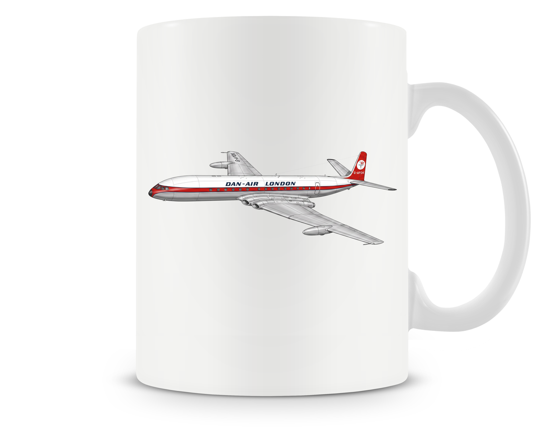 Dan Air de Havilland Comet mug