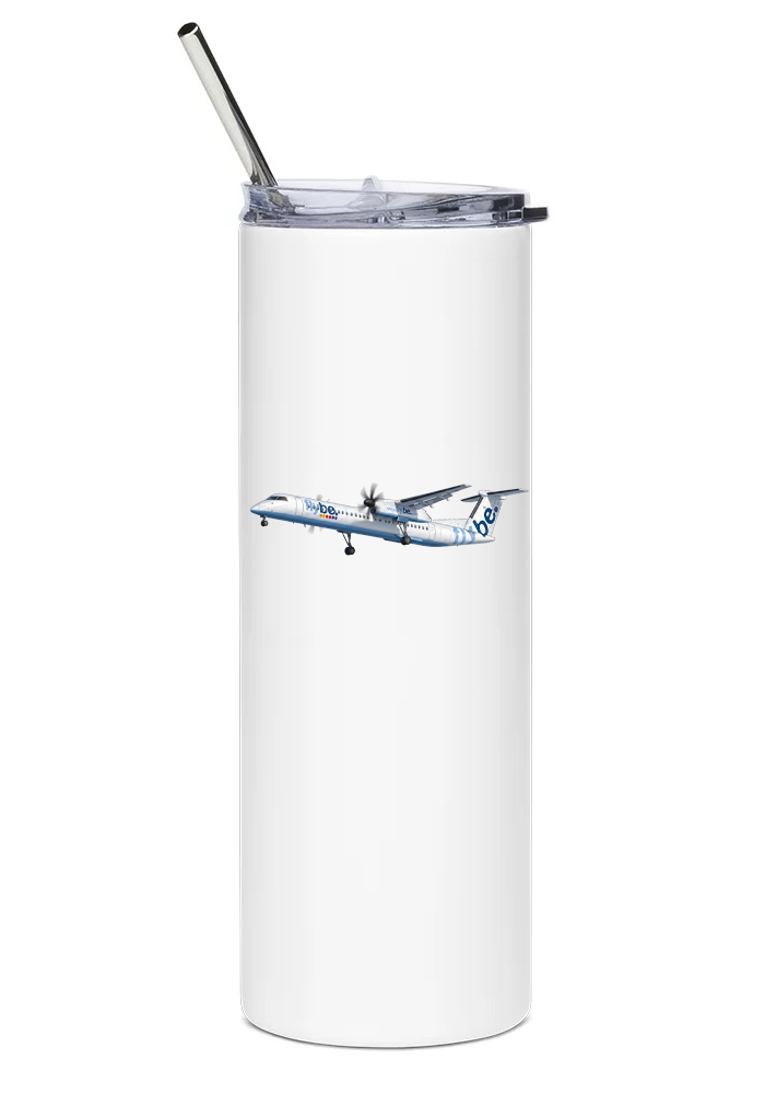 Flybe Bombardier Dash 8 Q400 water tumbler