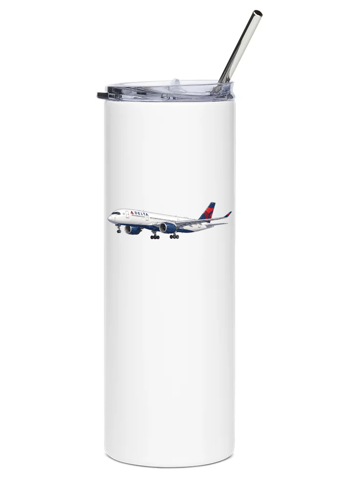 Delta Airlines Airbus A350 water tumbler