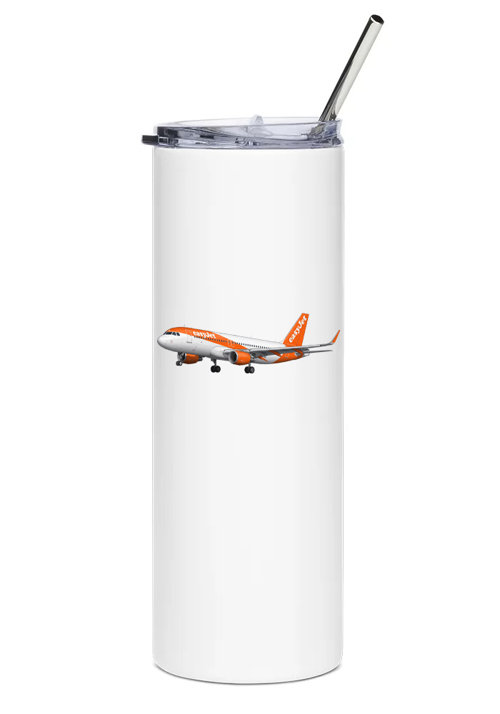 EasyJet Airbus A320 water tumbler