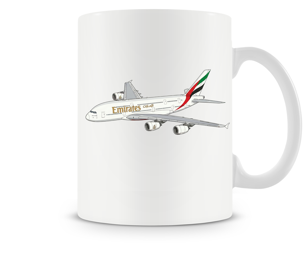 Emirates Airbus A380 mug
