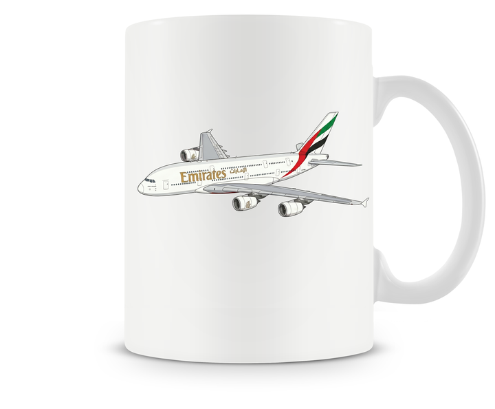 Emirates Airbus A380 mug