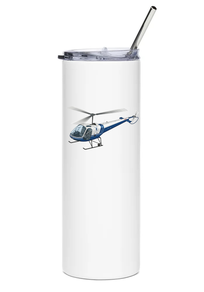 Enstrom F-28F Falcon water tumbler