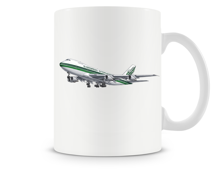 Evergreen International Boeing 747 mug