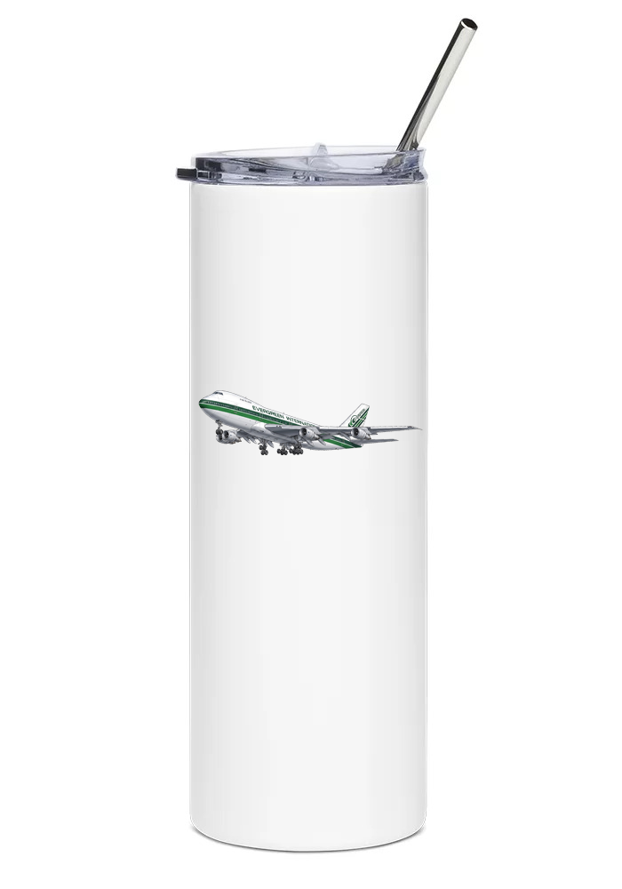 Evergreen International Boeing 747 water tumbler