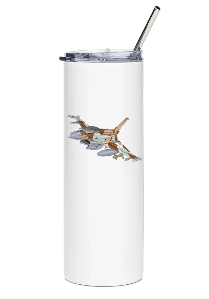 General Dynamics F-16 Block 50 water tumbler