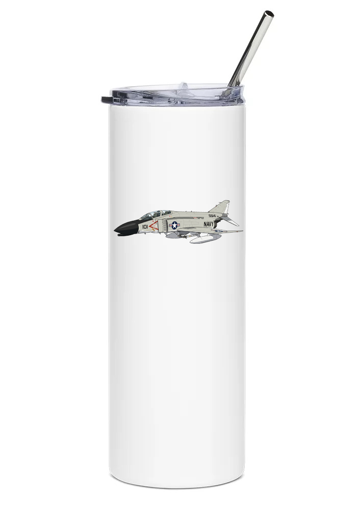  F-4B Phantom II water tumbler