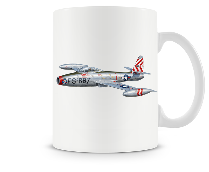 Republic F-84 Thunderjet mug