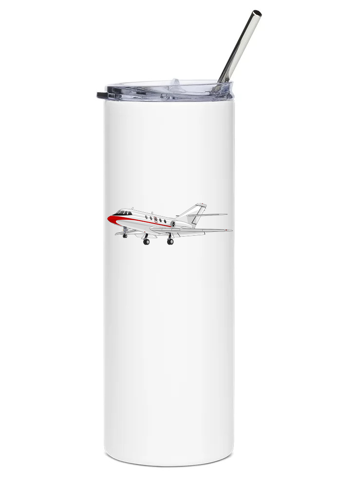 Dassault Falcon 20F water tumbler