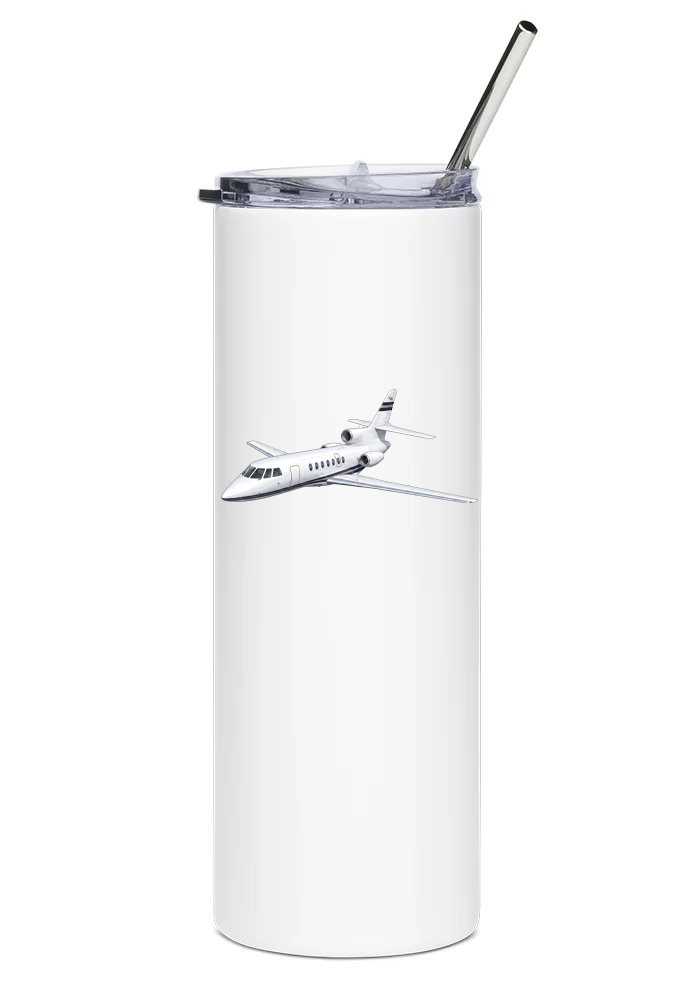 Dassault Falcon 50 water tumbler