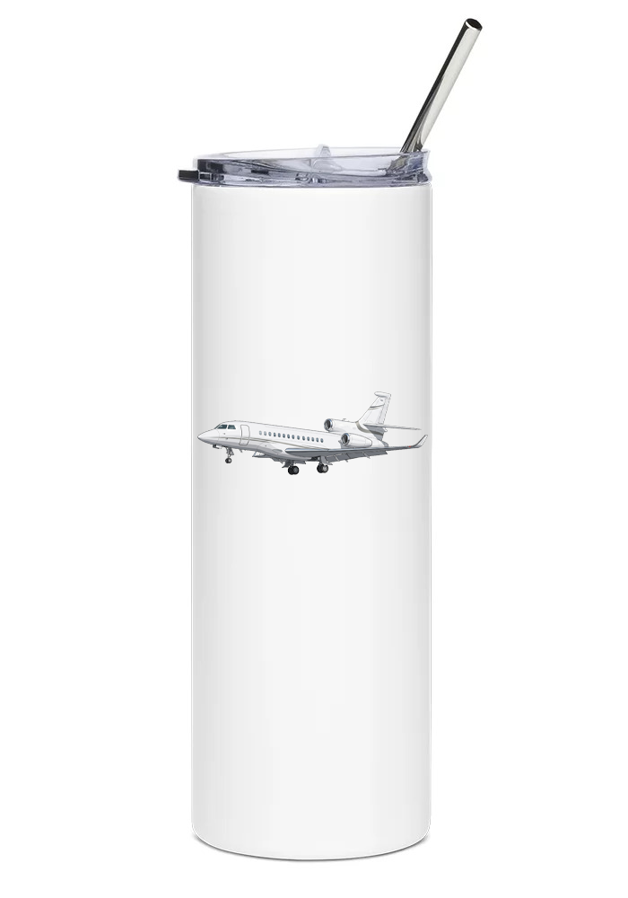 Dassault Falcon 8X water tumbler