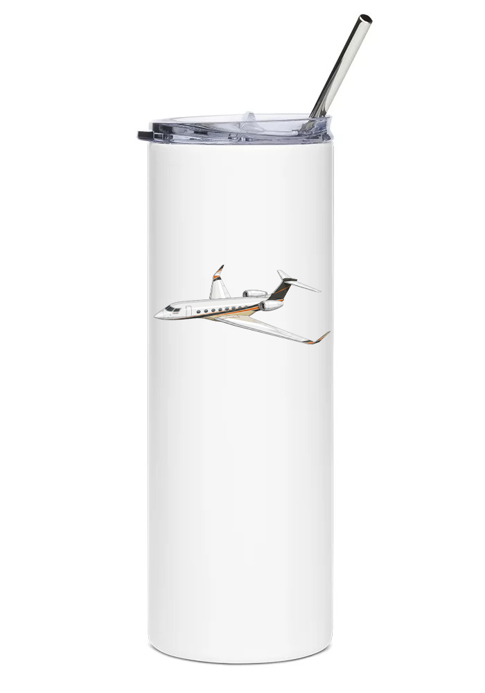 Gulfstream G650ER water tumbler