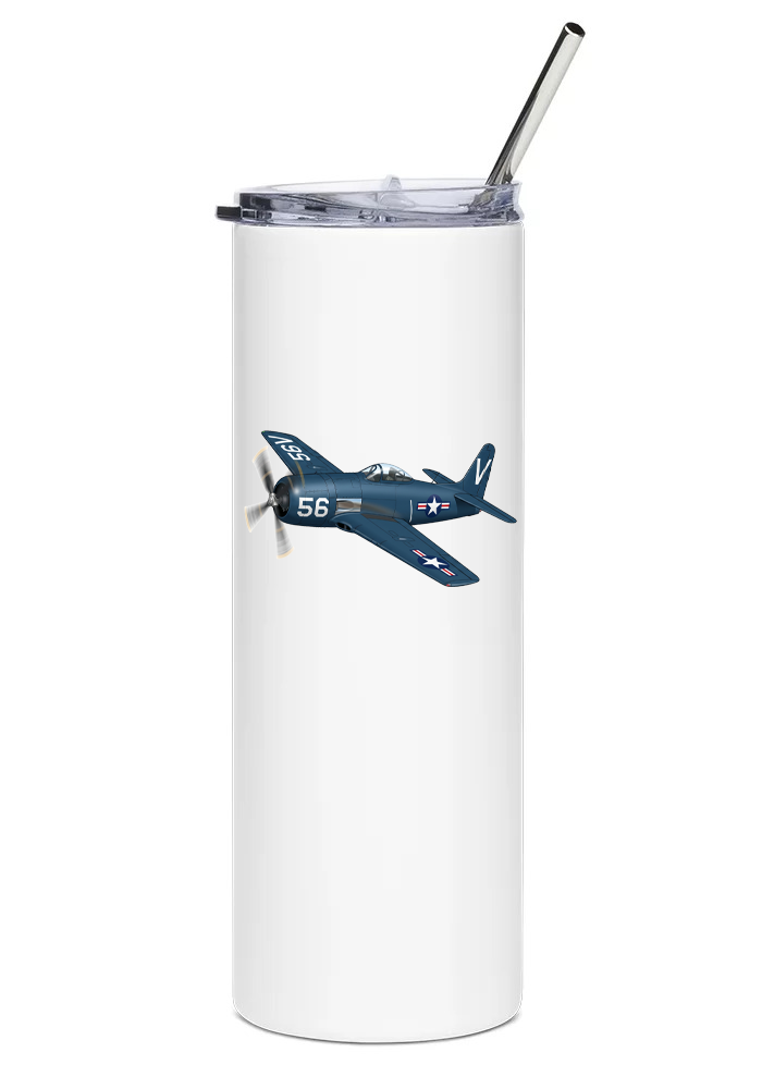 Grumman F8F Bearcat water tumbler