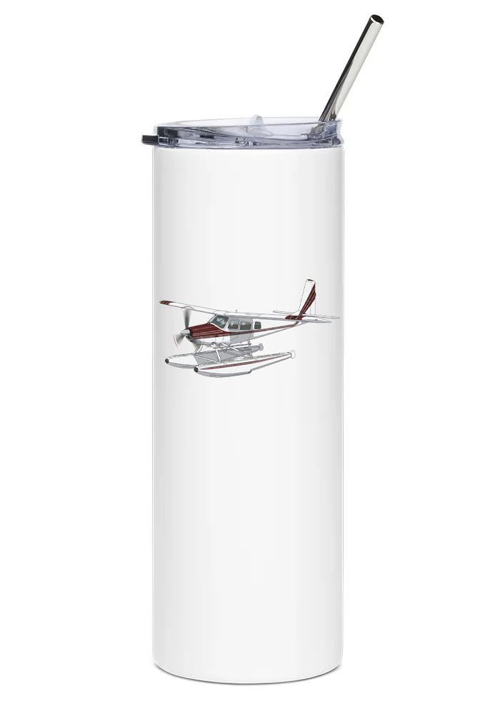 Helio H-250 Courier Floatplane water tumbler