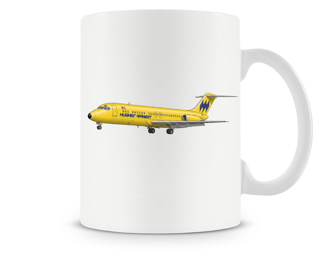 Hughes Airwest Douglas DC-9 mug