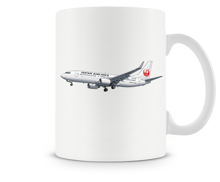 Japan Airlines Boeing 737 mug