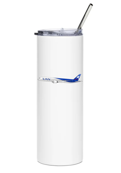LAN Airlines Boeing 787 water bottle