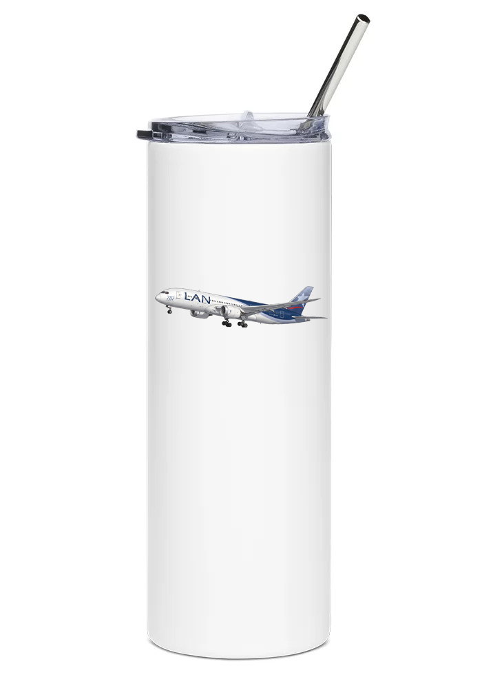 LAN Airlines Boeing 787 water tumbler