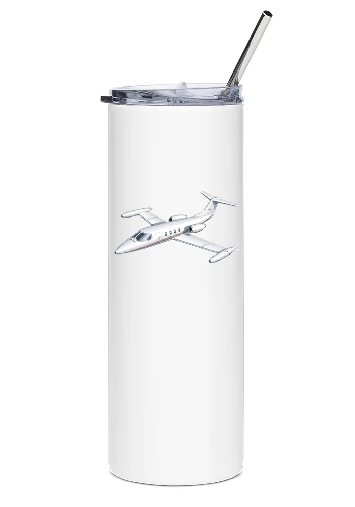 Learjet 25D water tumbler