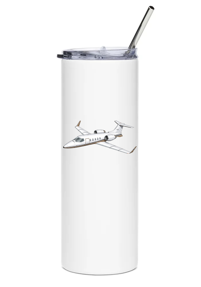 Bombardier Learjet 31 water tumbler