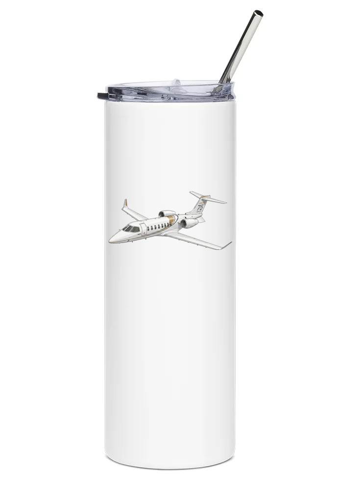 Bombardier Learjet 75 water tumbler