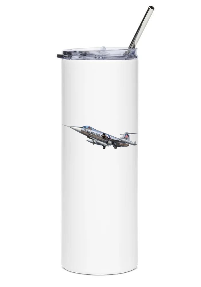 Lockheed F-104 Starfighter water tumbler