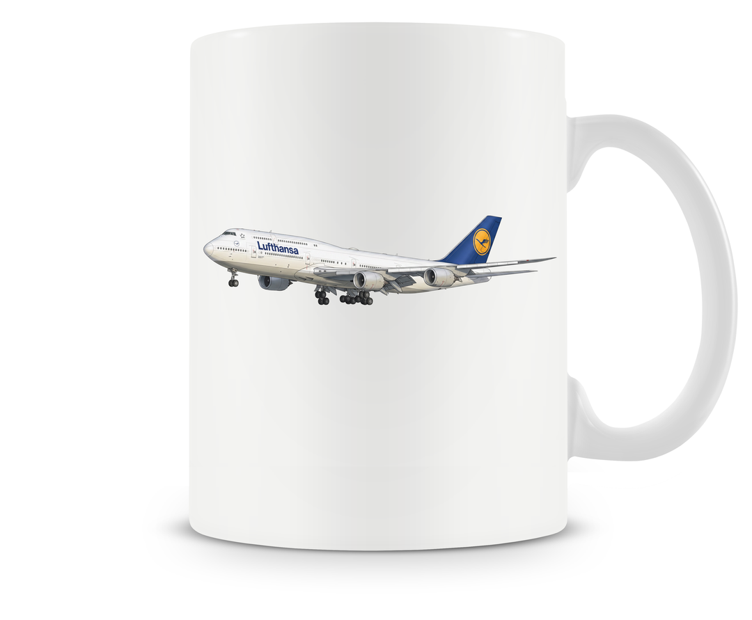 Lufthansa Boeing 747-8 mug