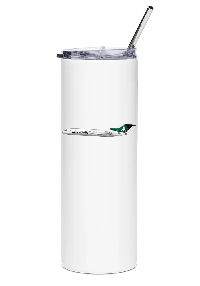 Mexicana Airlines Boeing 727 water bottle