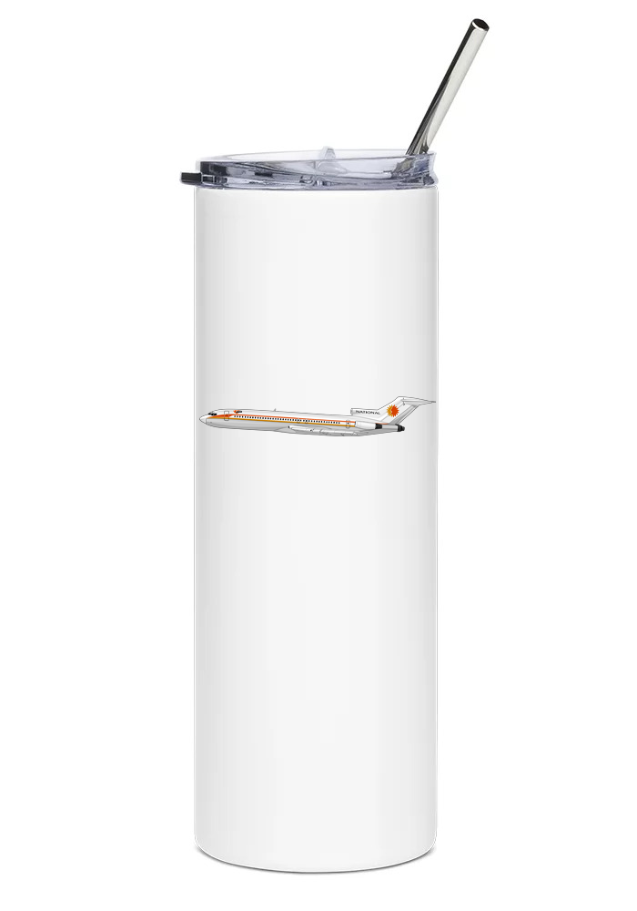 National Airlines Boeing 727 water tumbler