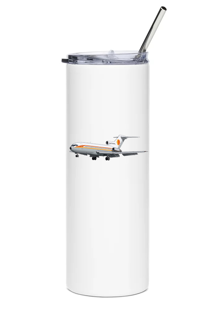 National Airlines Boeing 727 water tumbler