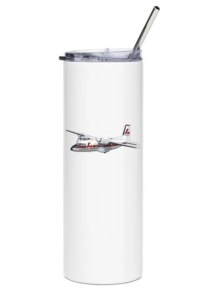 Allegheny Airlines Nord 262 water tumbler