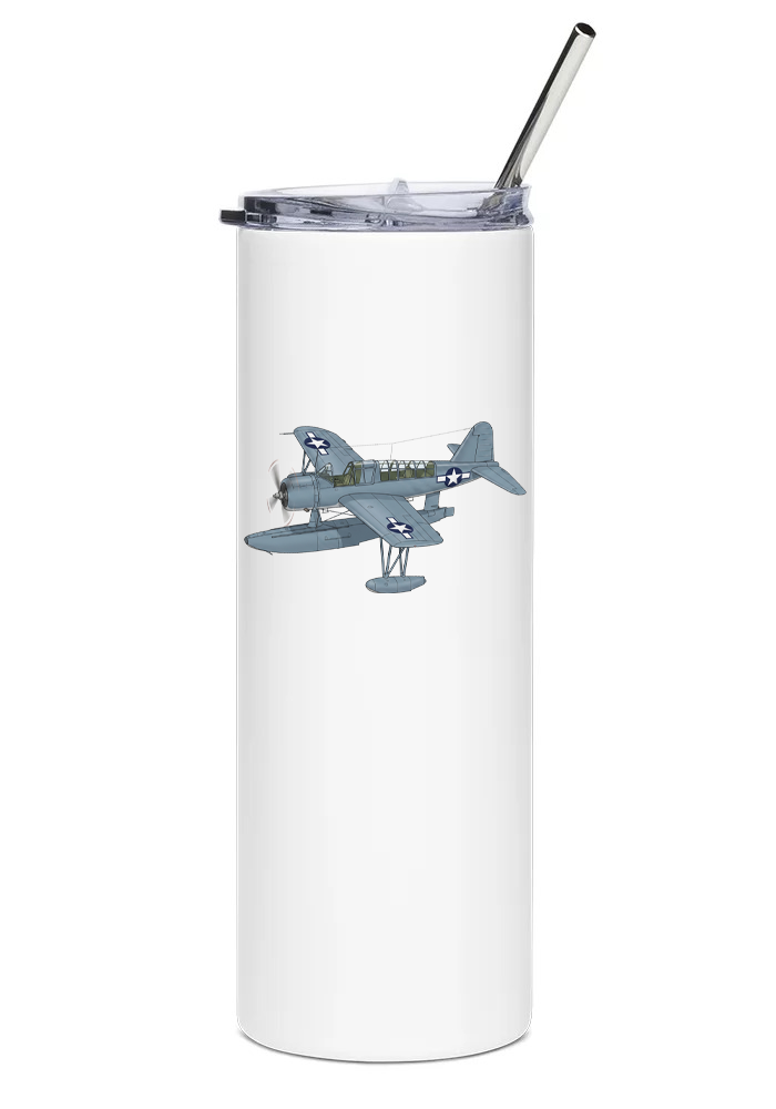 Vought OS2U Kingfisher Water Tumbler