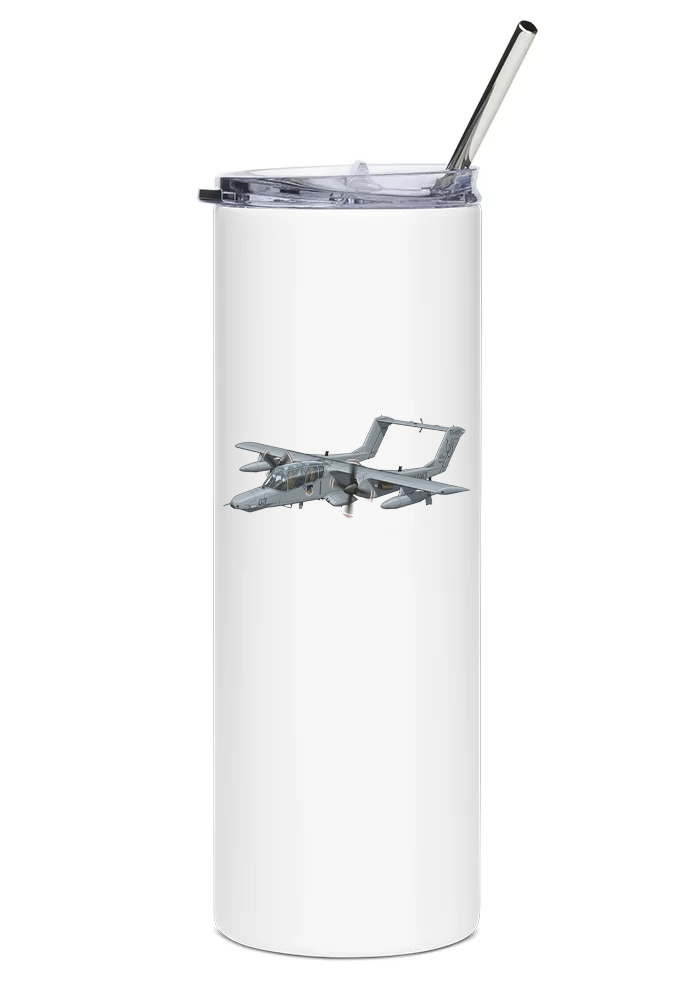 Rockwell OV-10D Bronco water tumbler