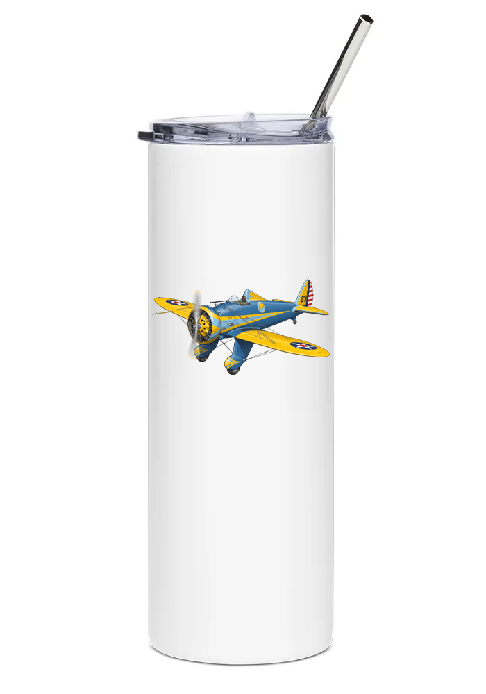 Boeing P-26 Peashooter water tumbler