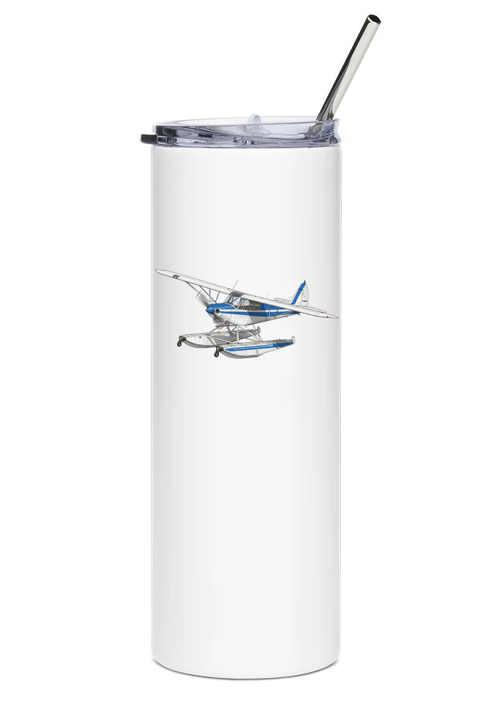 Piper PA-12 Super Cruiser Floatplane water tumbler