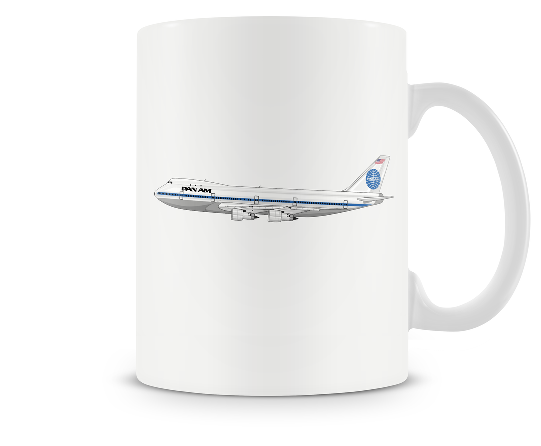 Pan Am Boeing 747-200 Mug 15oz