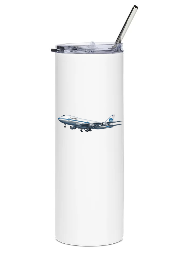 Pan Am Boeing 747-100 water tumbler