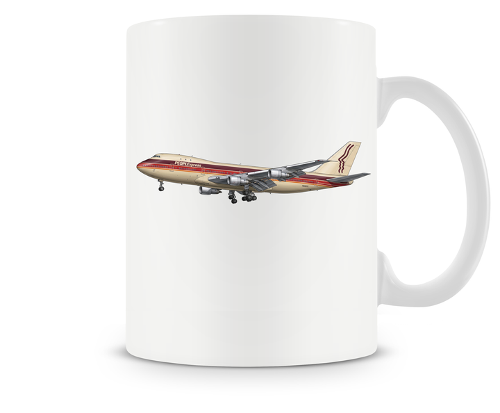People Express Airlines Boeing 747 mug