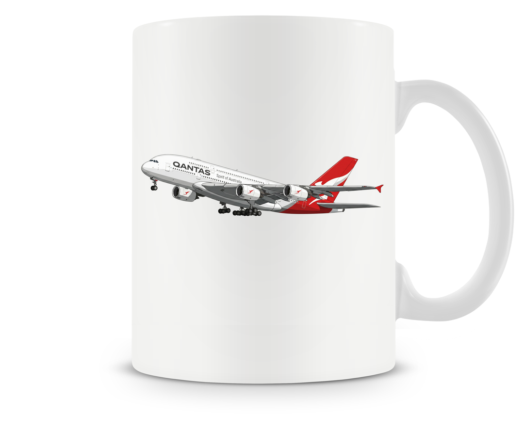 Qantas Airbus A380 Mug