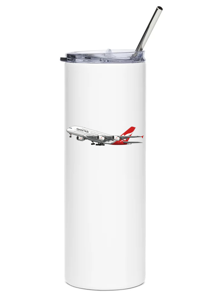 Qantas Airbus A380 tumbler
