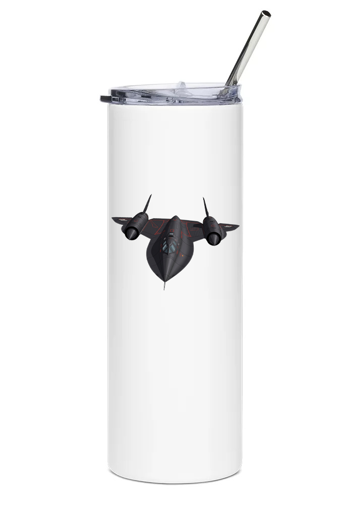 Lockheed SR-71 Blackbird water tumbler