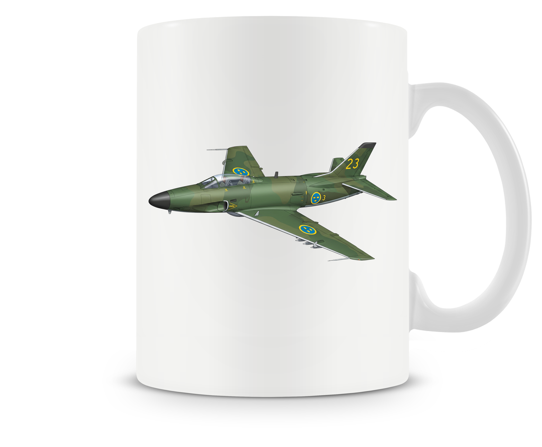 Saab 32 Lansen mug