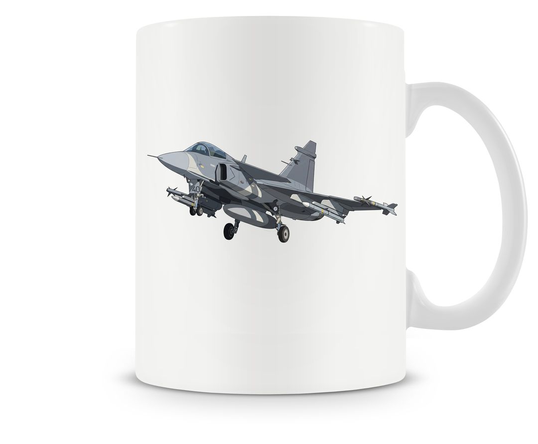 Saab JAS 39 Gripen Mug 15oz