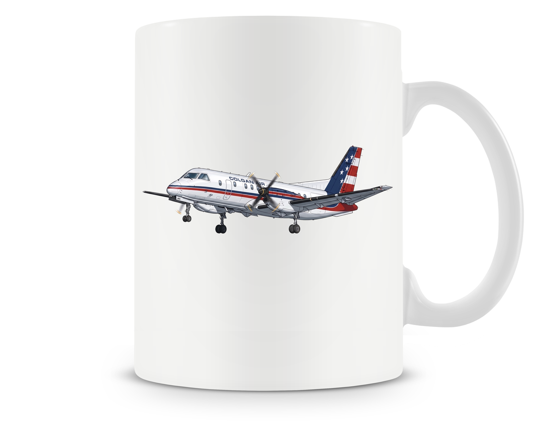 Colgan Air Saab 340 mug