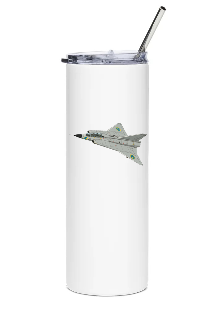 Saab 35 Draken water tumbler