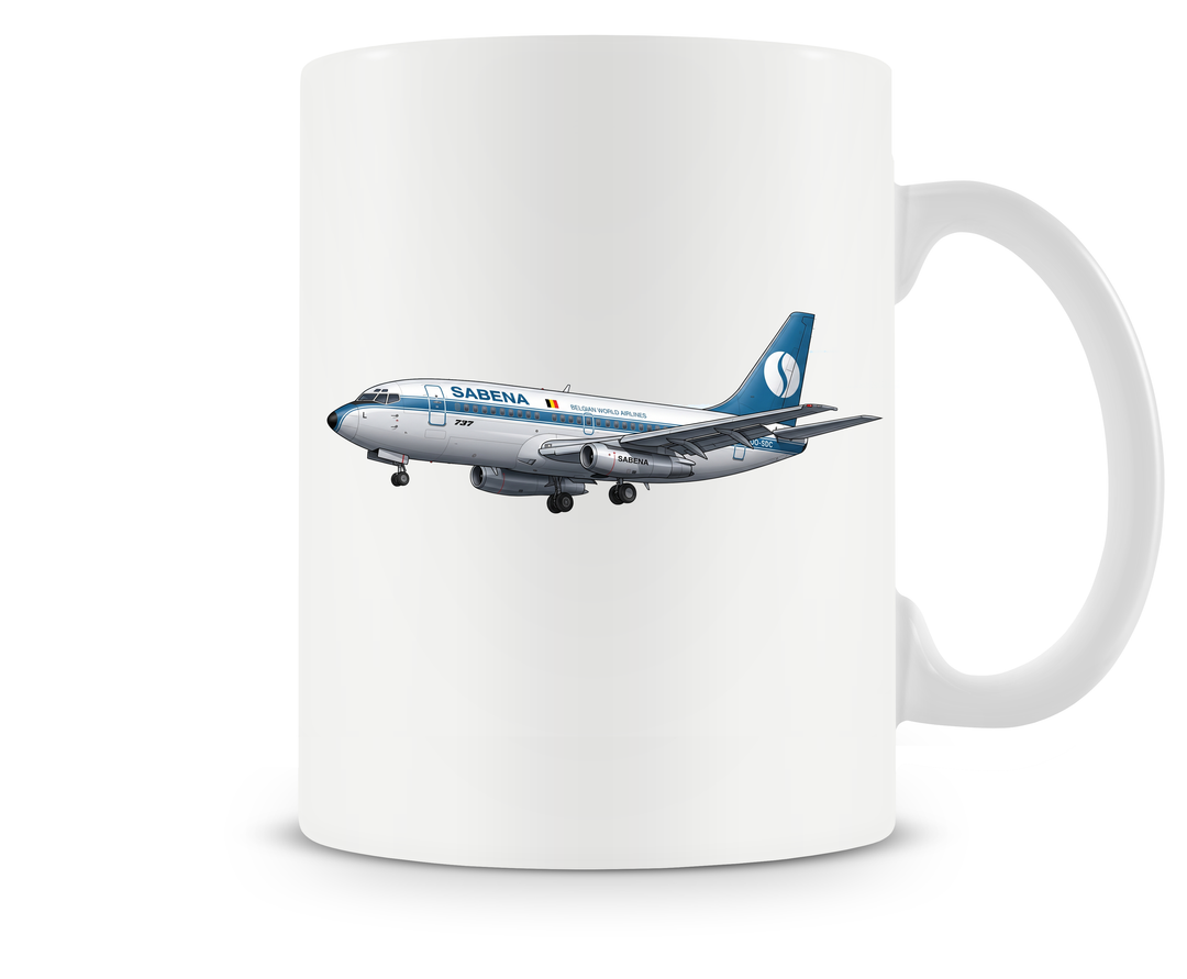 Sabena Boeing 737 mug