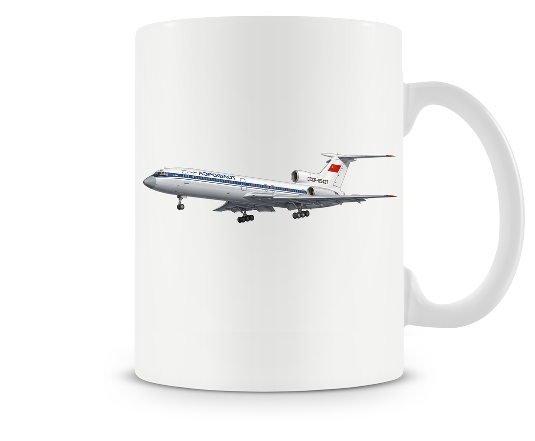 Aeroflot Tupolev Tu-154 mug