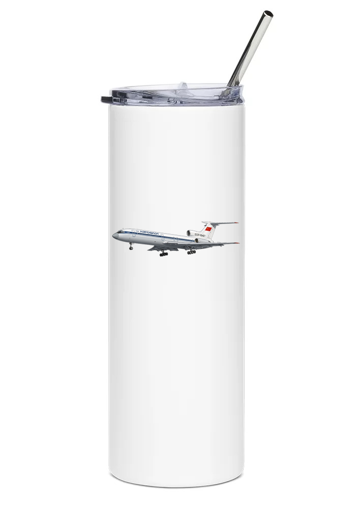 Aeroflot Tupolev Tu-154 water tumbler