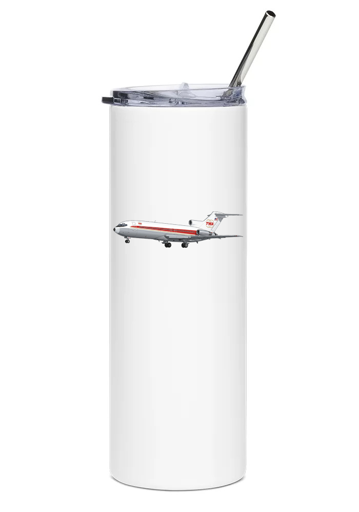 Trans World Airlines Boeing 727 water tumbler