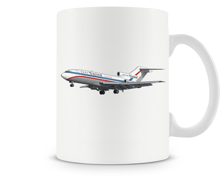 United Airlines Boeing 727 mug